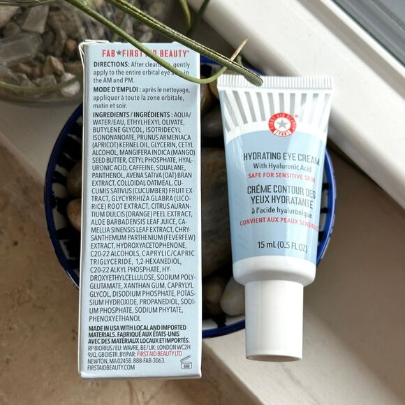 NIB FAB First Aid Beauty Hydrating Eye Cream with Hyaluronic Acid Sensitive Skin - Picture 8 of 11